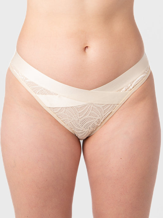 Warrior Maternity Brief | Hot Milk Lace Bikini Underwear