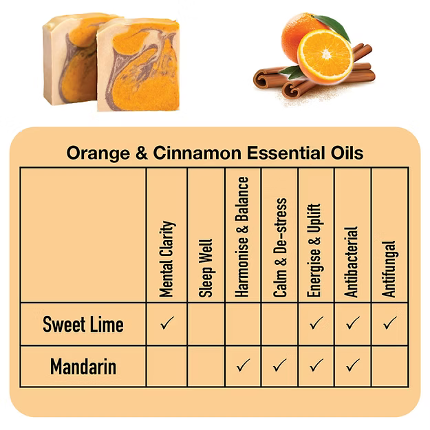 Cinnamon Orange Soap and Bath Bomb Gift Box