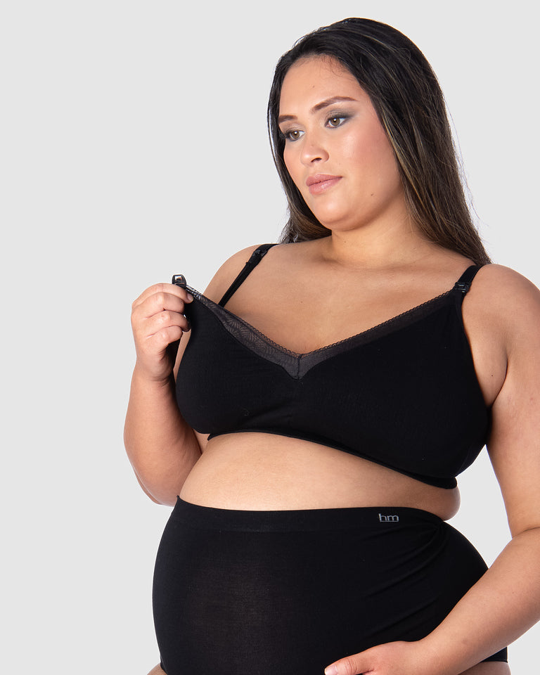 Caress Bamboo Nursing Bra | Hot Milk Seamless Wire-Free