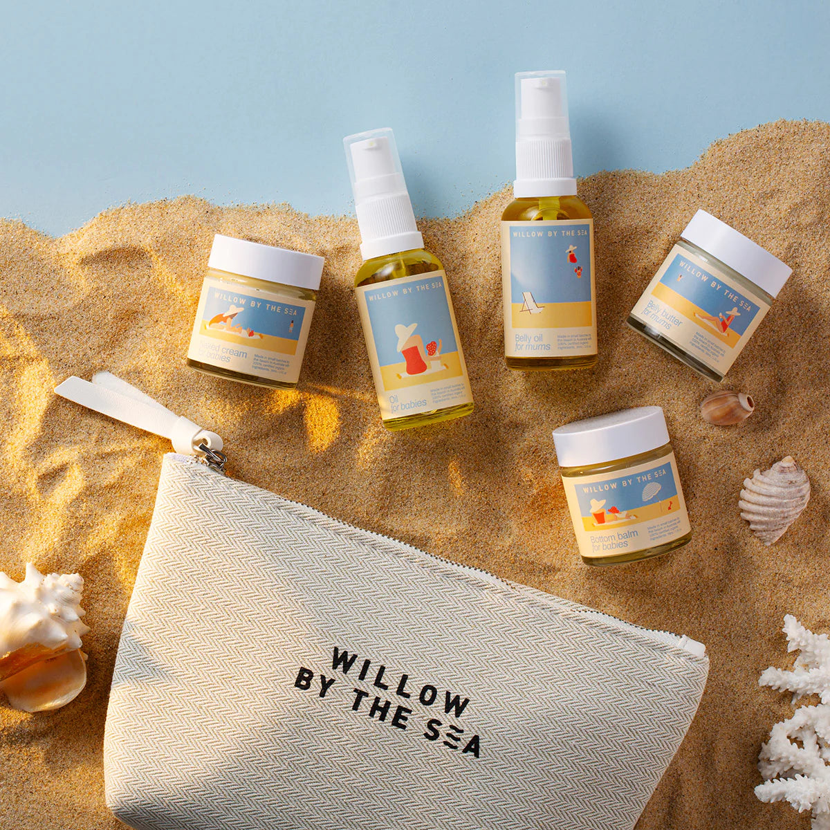 Mum & Baby Mini Set | Willow By The Sea Travel Organic Kit