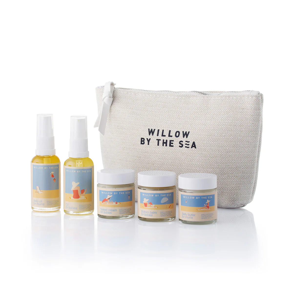 Mum & Baby Mini Set | Willow By The Sea Travel Organic Kit